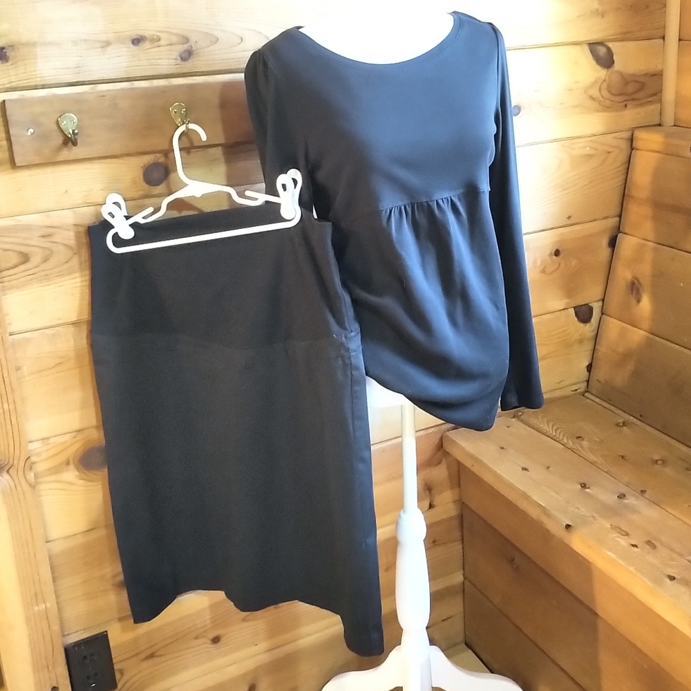 Thyme Maternity Office Bundle - Skirt and Top L